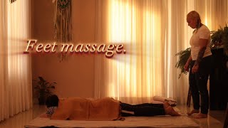 How to do Thai foot massage.