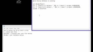 BATCH SCRIPT BACKUP SQL