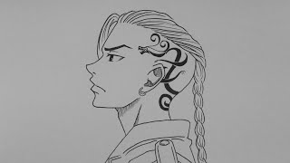 Easy Anime Drawing How To Draw Draken From Tokyo Revengers