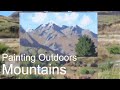How to Paint a Mountain Landscape - Outdoors En Plein Air