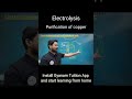Electrolysis | Chemistry Live ​⁠#gyanamtuition #shorts #trending #chemistry