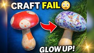 This Craft Disaster Turned Into Something Beautiful!🍄