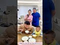 Dad, what is he stealing?baby~🤣🥰#funny#fyp#viral#challenge#usa#ytshorts#baby#cute#family#food#comedy