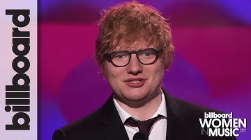 Ed Sheeran Introduces Executive of the Year Julie Greenwald | Billboard Women in Music 2017
