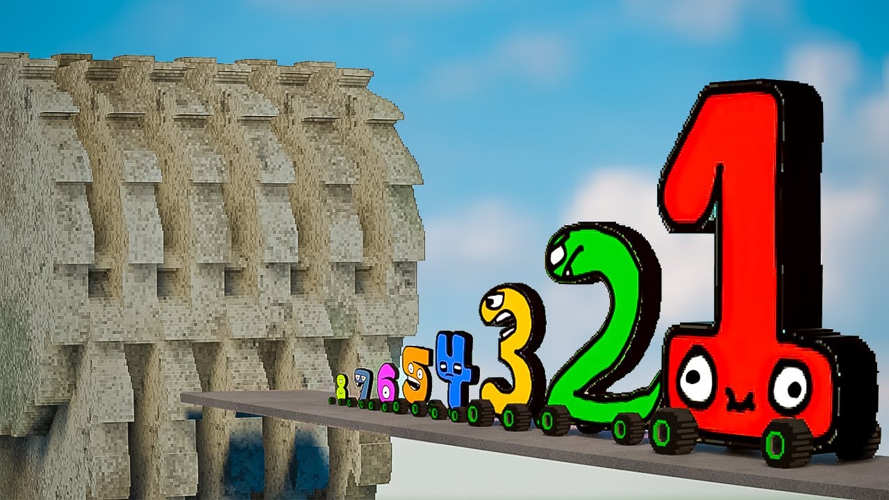 Big & Small Number Lore REVERSE 1-10 VS Big & Small Deep Pits | TEARDOWN