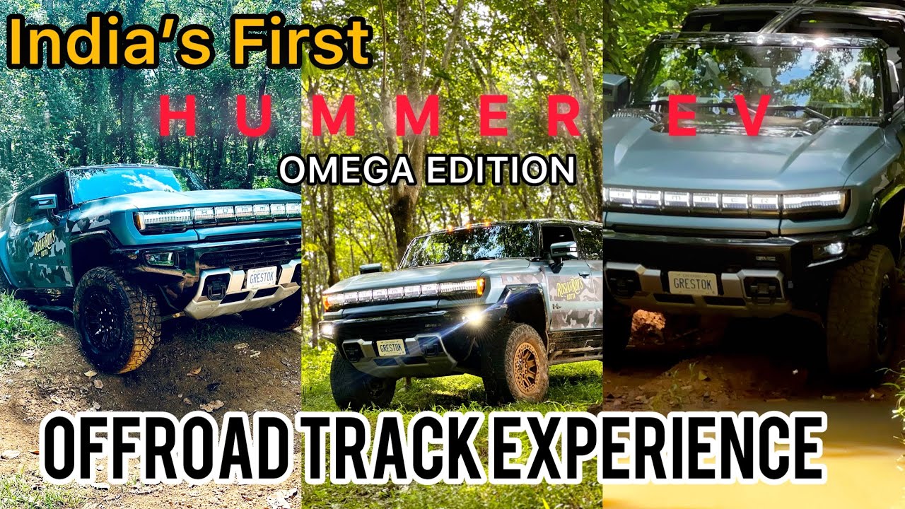 India’s First Hummer Ev to explore the extreme offroad in kerala #hummerev #gmc #offroading