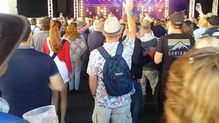 Working at Looe Live Festival 2019 Cornwall