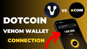 DotCoin Mining || How To Connect Your Venom Wallet To Dotcoin || DTC Mining #dotcoin #dtc