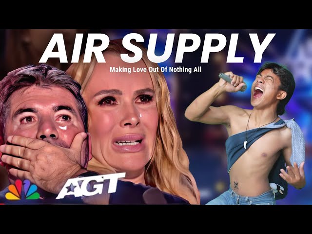 Golden Buzzer : All the judges cried when he heard the song Air Supply with an extraordinary voice class=
