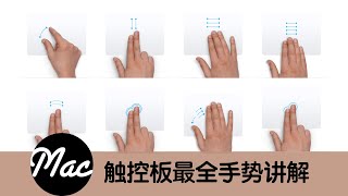 【Mac入门教程】 触控板（3/3）十六种触控板手势讲解，还有小贴士帮你快速掌握手势操作