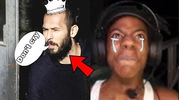 Ishowspeed reacts on Andrew Tate