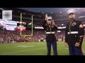 Two Marines Get Honored at NFL Pre-season Game at FedEx Field