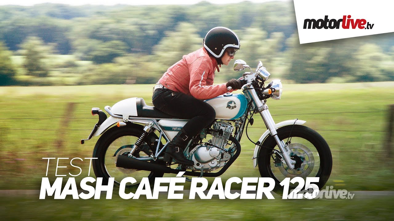 Mash 125cc Cafe Racer Silver Mat  Cafe racer Racer Silver