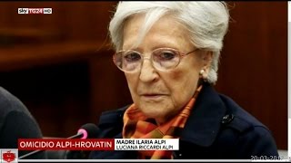 La Madre di Ilaria Alpi troppe umiliazioni, mi fermo, delusa anche dal Presidente Mattarella