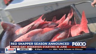 Alabama red snapper season