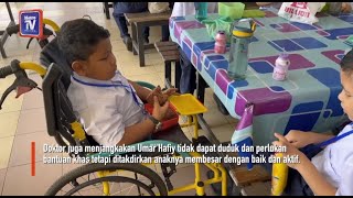 Umar Hafiy Harith teruja masuk sekolah biasa