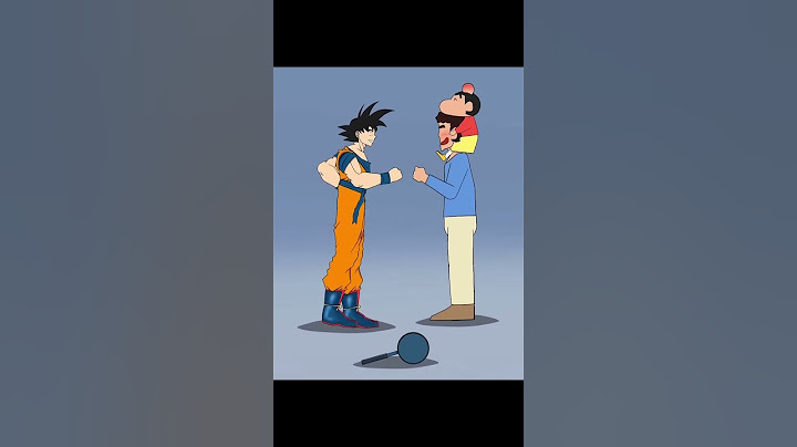 Goku vs shinchan aur papa