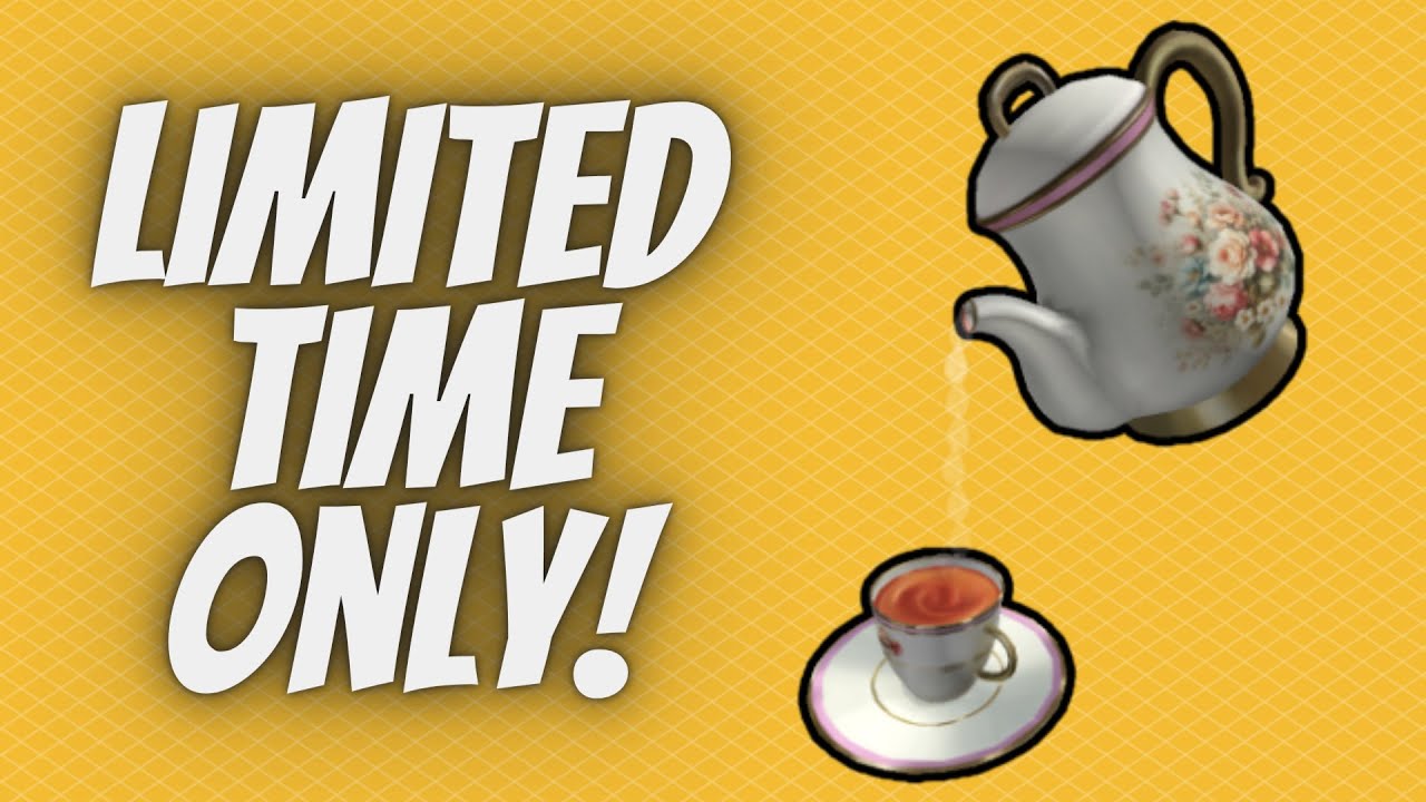 New Limited Time Afternoon Cuppa Hat Roblox Particle Item YouTube 