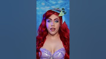 THE LITTLE MERMAID🧜‍♀️🐠 #makeup #viral #makeupartist #lasirenita #thelittlemermaid #ariel #shorts