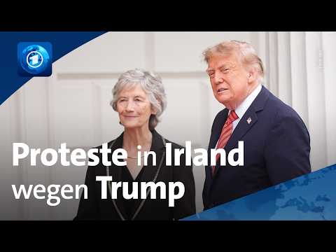US-Präsident Trump in Irland: Golf, Politik und Proteste