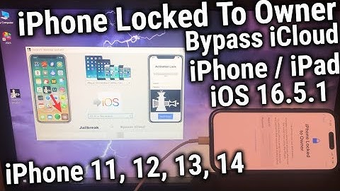 iOS 16.5.1 Bypass iCloud iPhone Locked To Owner Fix iCloud Locked iPhone 14, 13, 12, 11