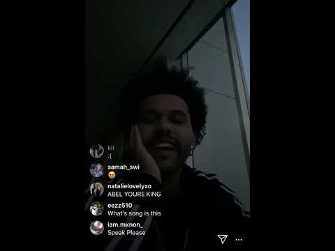 The Weeknd on Instagram Live 3/27/2020