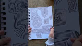 Coloring page in the making #zentangle #drawing #relaxing
