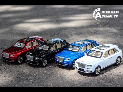 Video [REVIEW] MÔ HÌNH XE Ô TÔ ROLLS ROYCE CULLINAN TỈ LỆ... - youtube