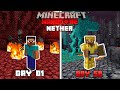 We Survived 50 Days in The Nether Only World (Hindi)