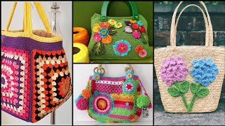 Easy to make crochet handbag patterns & designs ideas - amazing craft ideas
