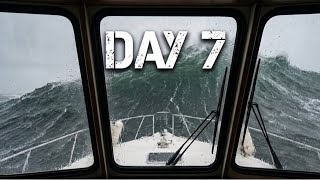 We Screwed Up Big Time in Massive Waves... (1999 52' Hatteras) 