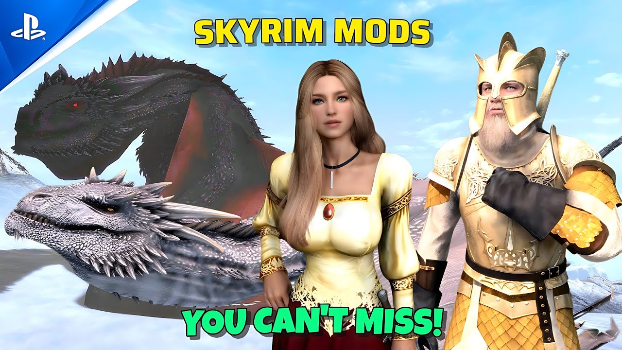 20 отличных модов для улучшения графики и захватывающего игрового процесса в Skyrim на PS4/PS5, X...