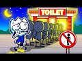 To Pee Or Not To Pee: Max Cannot Wait For Any Longer | Max&#39;s Puppy Dog Cartoons