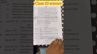 Cbse Class 10 Science Question Paper Set 1 Session 202223