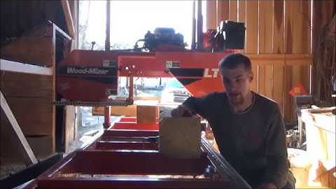 Squaring Locust Timbers For A Timber Frame Porch