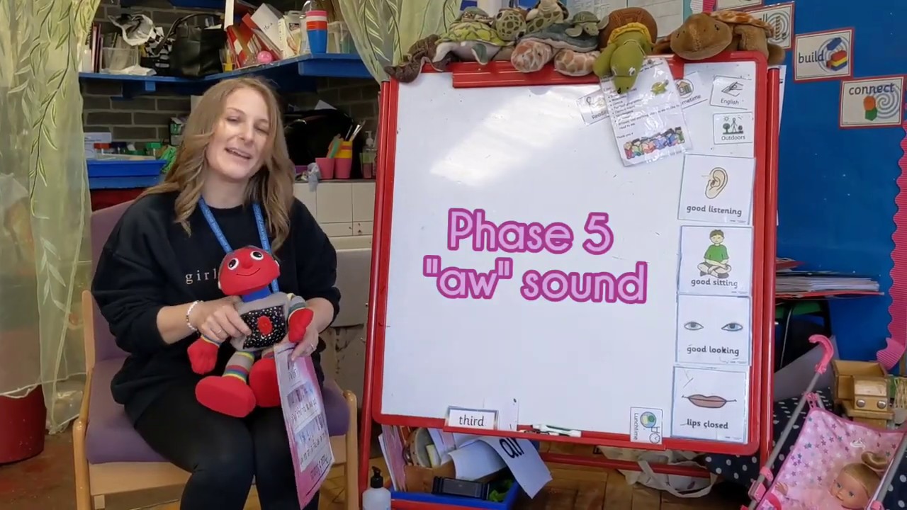 Phase 5 Phonics: "aw" sound - YouTube