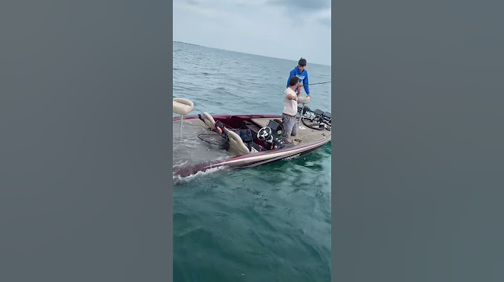 Bass Boat Sinks on Lake St. Clair 😳🌊