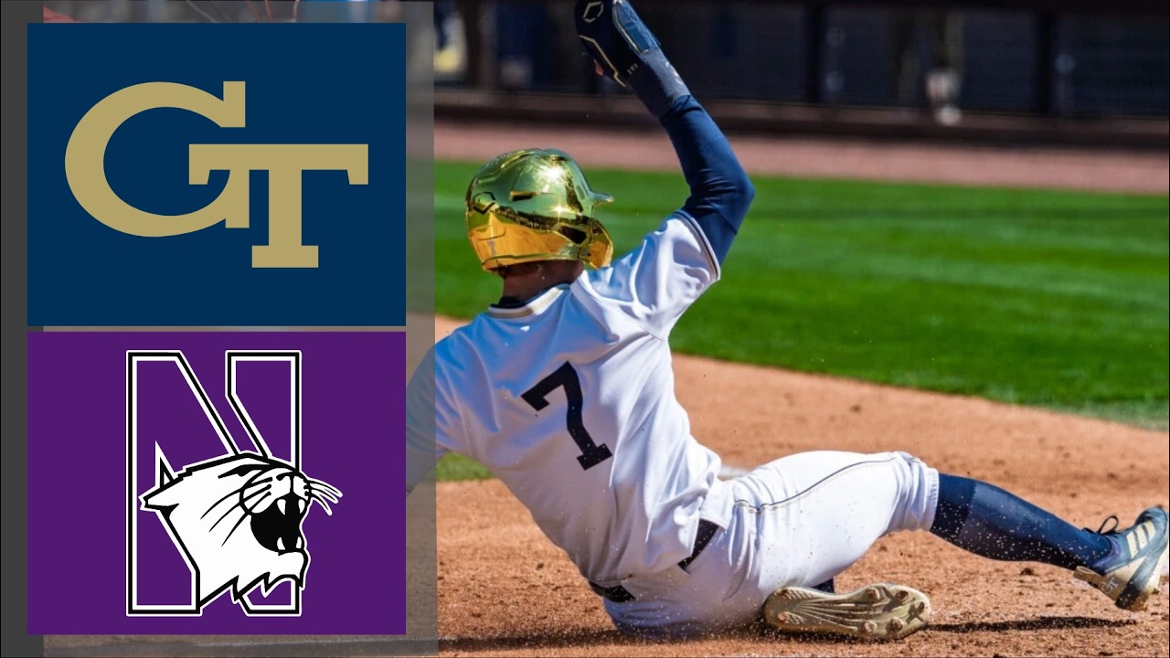 Northwestern vs #5 Georgia Tech Baseball Highlights | College Baseball Highlights 2026