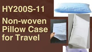 Disposable Pillow Case for Travel | Automatic Non Woven Pillow Case Making Machine
