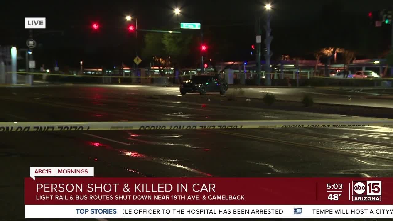 One person dead after shooting near 19th Avenue and Camelback Road ...