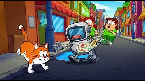“Hilarious Delivery Robot Chaos  2 Minute Funny Cartoon Animation 🤖🐱”