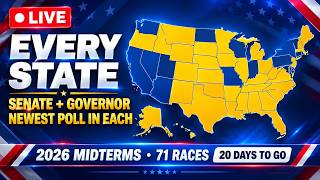EVERY Senate & Governor Race in 2026 — Newest Poll in Each State | Midterms LIVE
