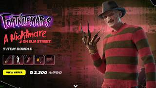 *NEW* Fortnitemares Skin: Freddy Krueger | A Nightmare on Elm Street x Fortnite