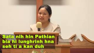 Evan. Ca Meng Tial - “Sata nih hin Pathian bia hi lunghrinh hna seh ti a kan duh” (Matthai 4:1-4)