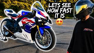 I THINK MY GIRLFRIEND BOUGHT ME A MOTORCYCLE... (FIREBLADE)