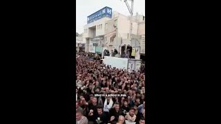 Iran holds funerals for school strike victims