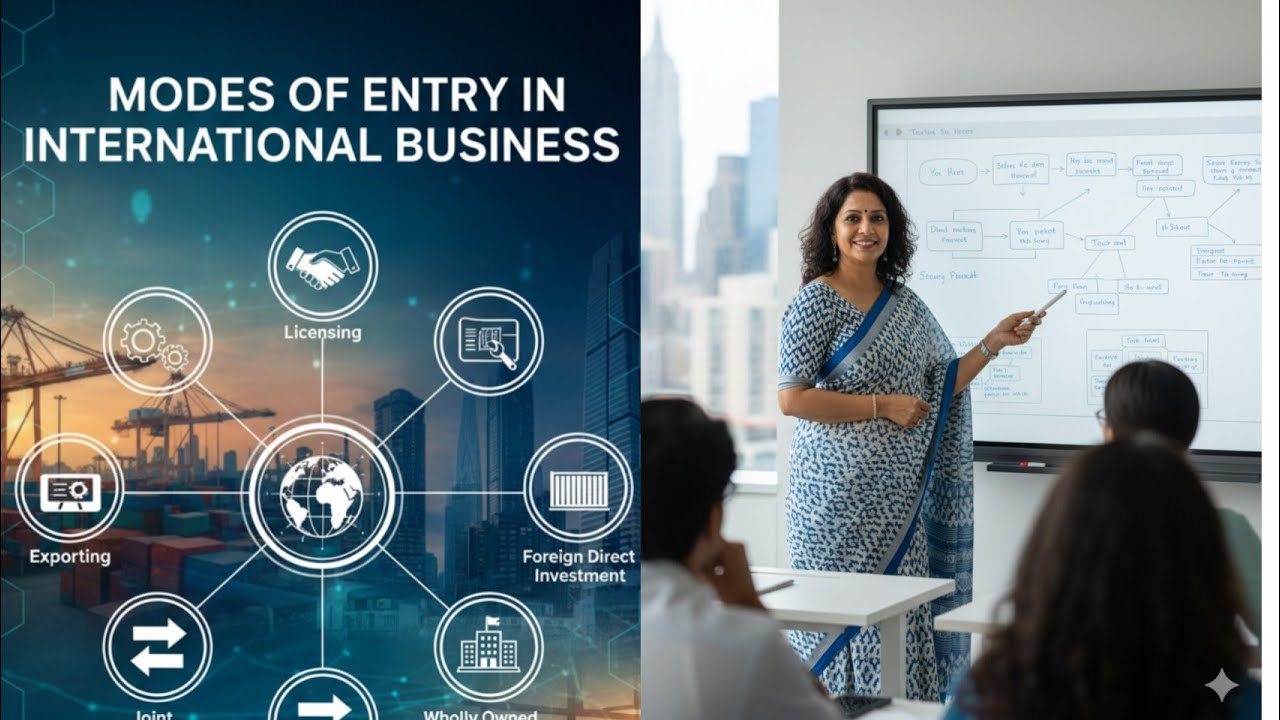 Modes of entry in international business 