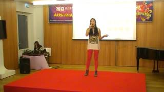 130324 1. Liveshow Austria's Next K-Pop Star: Joaena - 일어나 Stand up by J-Min