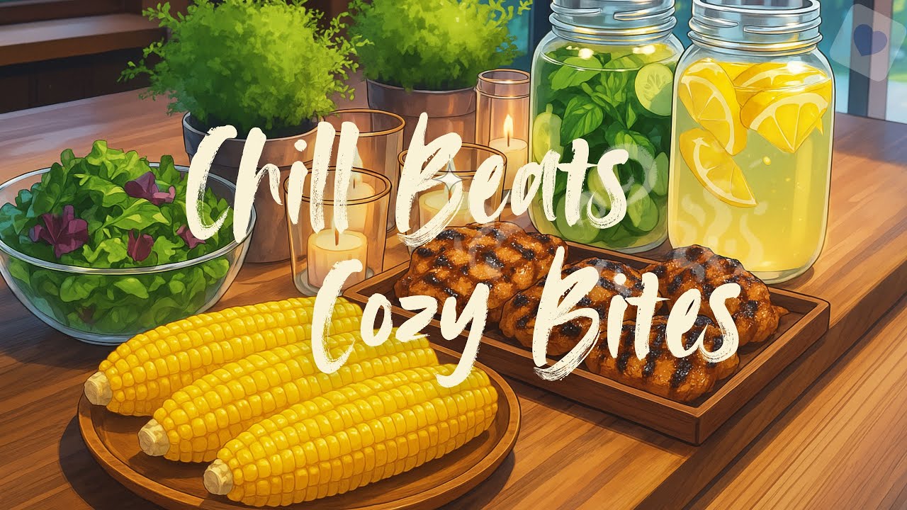 Lofi Aesthetic Food Ambience | Background Music for Productivity Live 4K Wallpaper