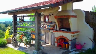 450 beautiful backyard ideas (summer kitchens, outdoor fireplaces, gazebos, retaining walls...)